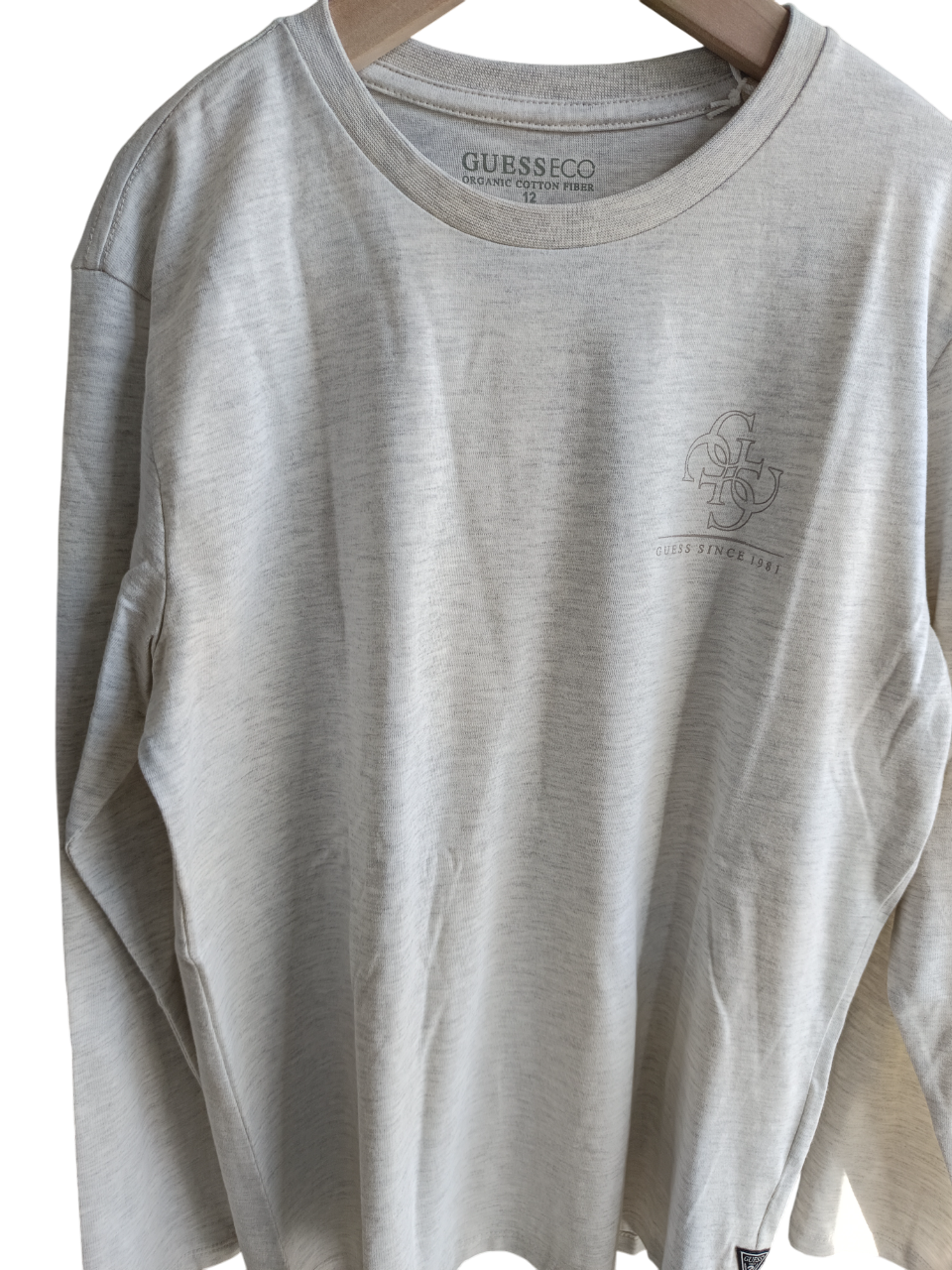 GUESS JEANS KIDS LS MINIME BACKPRINT T SHIRT