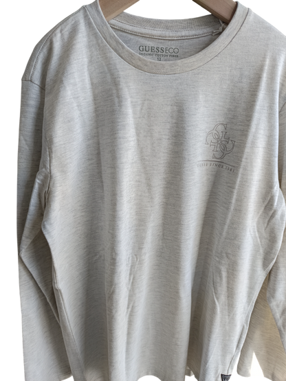 GUESS JEANS KIDS LS MINIME BACKPRINT T SHIRT