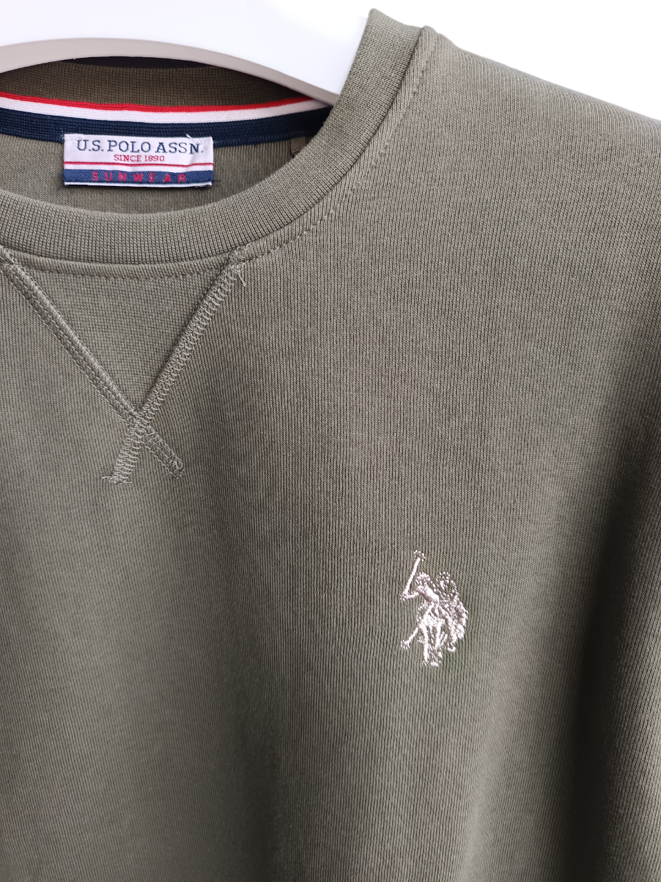 U.S POLO MAN COTTON LOGO FLEECE