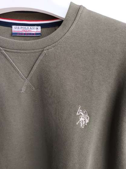 U.S POLO MAN COTTON LOGO FLEECE