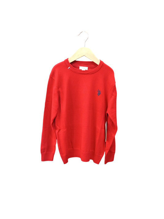 U.S POLO KIDS LOGO KNITTED PULLOVER