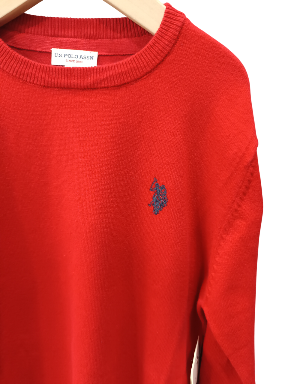 U.S POLO KIDS LOGO KNITTED PULLOVER