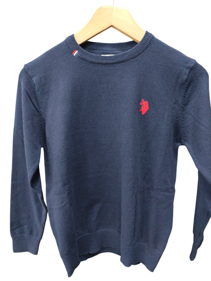 U.S POLO KIDS LOGO KNITTED PULLOVER