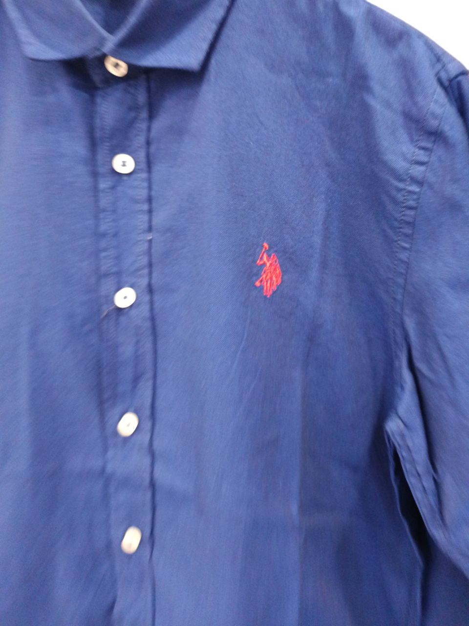 U.S POLO KIDS LS OXFORD SHIRT
