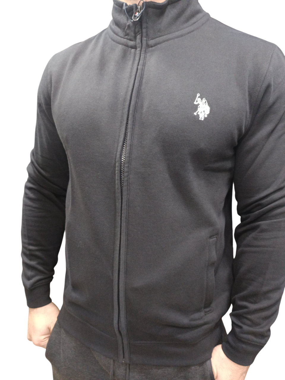 U.S POLO MAN FULL ZIP FOOTER
