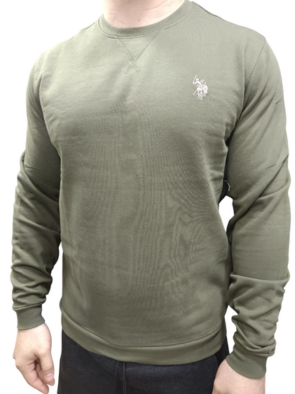 U.S POLO MAN COTTON LOGO FLEECE