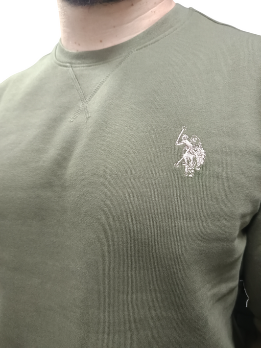 U.S POLO MAN COTTON LOGO FLEECE