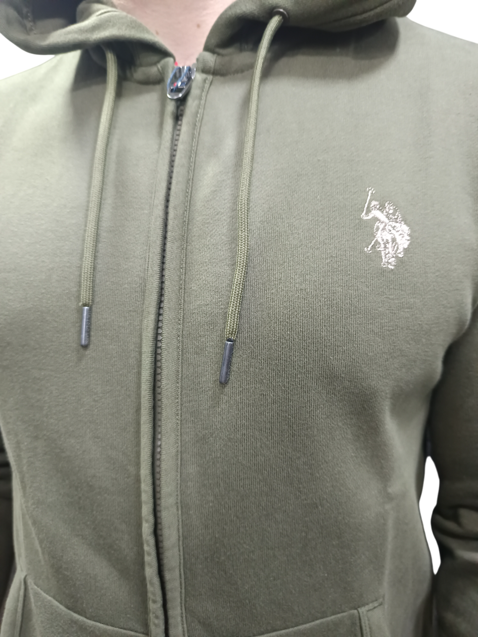 U.S POLO MAN ZIP FELPA