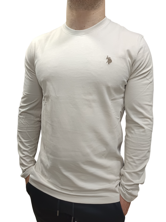 U.S POLO MAN LS BASIC LOGO T SHIRT