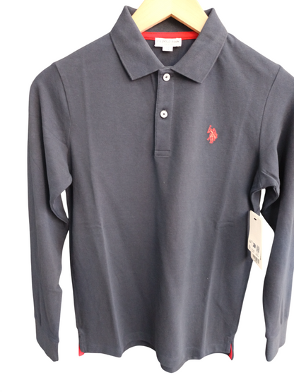U.S POLO KDS LS POLO T SHIRT