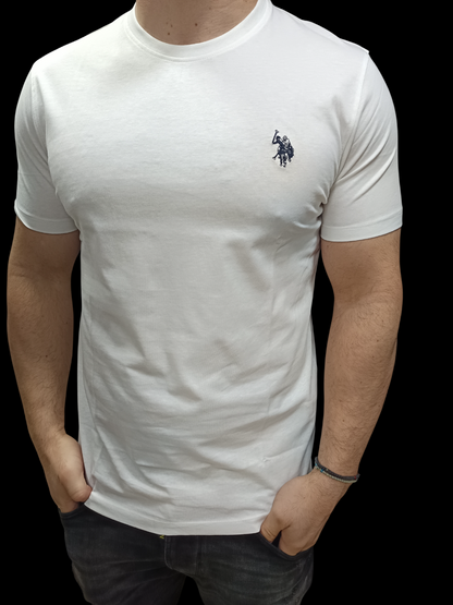 U.S POLO ASSN MAN SILVER & GOLD BASIC T SHIRT