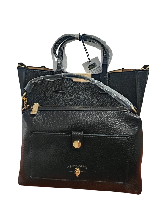 U.S POLO ASSN WOMAN CARNATION D. HANDLE SET 2 BAGS