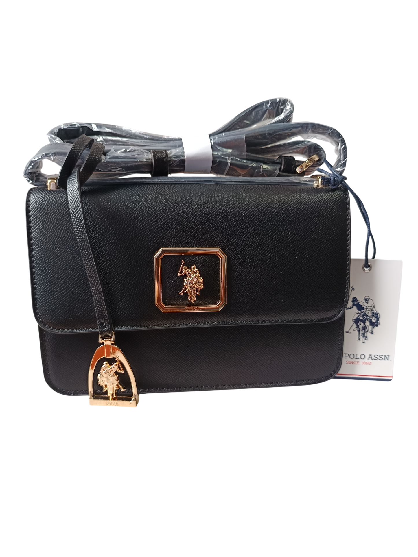 U.S POLO ASSN WOMAN NEW HAVEN S. FLAP CROSSBODY BAG