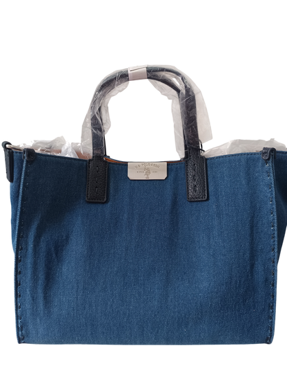 U.S POLO ASSN WOMAN CARNATION D DENIM HANDLE BAG