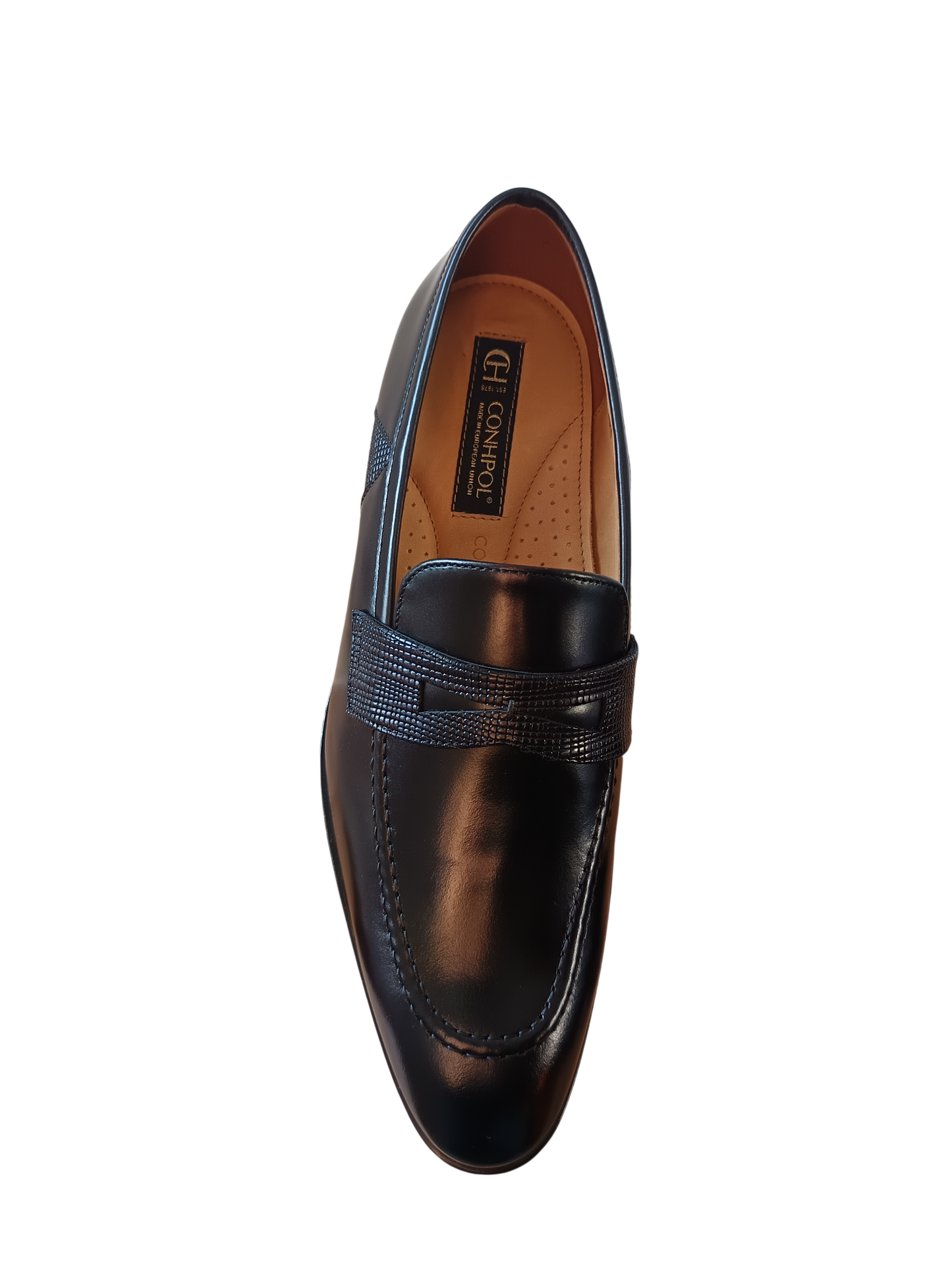 CONHPOL LEATHER PENNY  LOAFERS