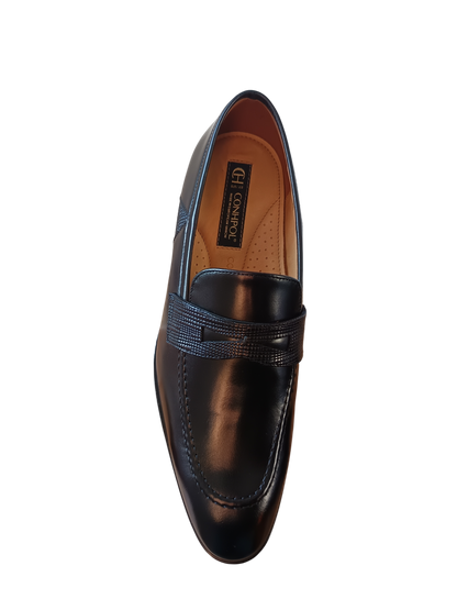 CONHPOL LEATHER PENNY  LOAFERS