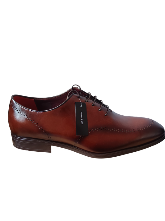 CONHPOL LEATHER OXFORD SHOES