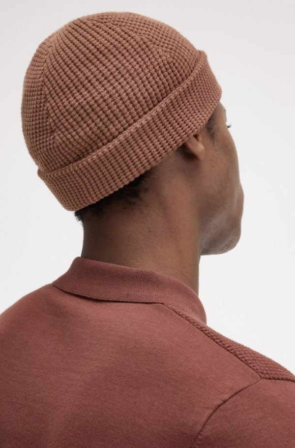 FRED PERRY WAFFLE KNIT BEANIE
