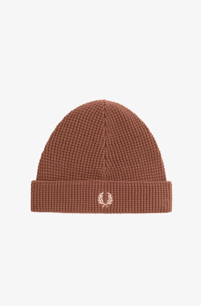 FRED PERRY WAFFLE KNIT BEANIE