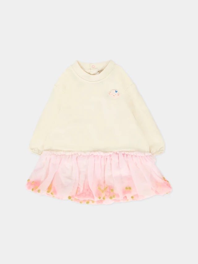BILIIEBLUSH GIRLS SHEEPSKIN DRESS