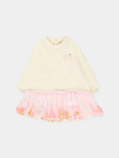 BILIIEBLUSH GIRLS SHEEPSKIN DRESS