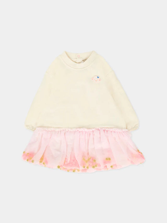 BILIIEBLUSH GIRLS SHEEPSKIN DRESS