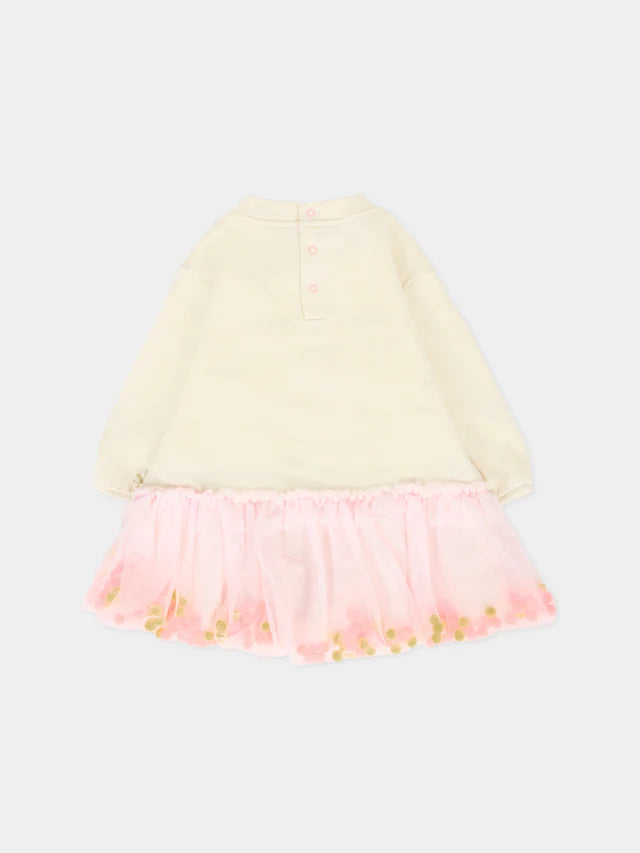 BILIIEBLUSH GIRLS SHEEPSKIN DRESS