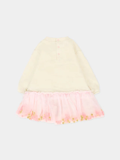 BILIIEBLUSH GIRLS SHEEPSKIN DRESS
