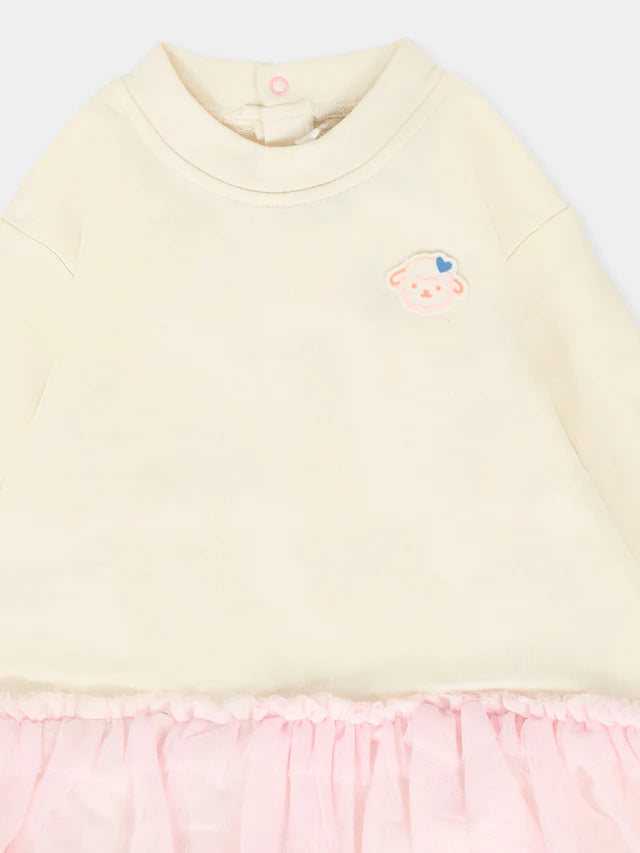 BILIIEBLUSH GIRLS SHEEPSKIN DRESS