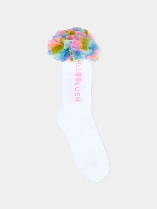 BILLIEBLUSH GIRLS TULLE HIGH SOCKS