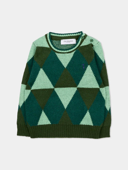 TRUSSARDI KIDDS KNITTED PULLOVER
