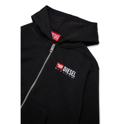 DIESEL KIDS LOGO ZIP HOODIE