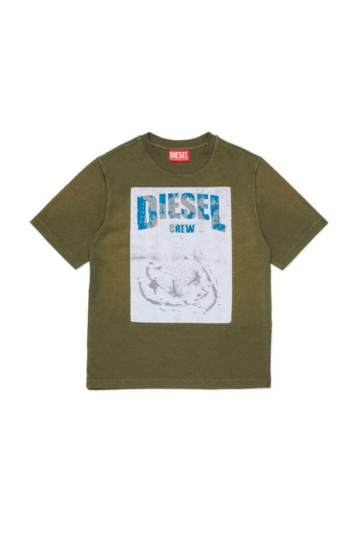 DIESEL KIDS TBERS OVERSIZED T SHIRT