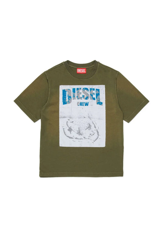DIESEL KIDS TBERS OVERSIZED T SHIRT
