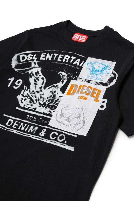 DIESEL KIDS TDERSIM T SHIRT