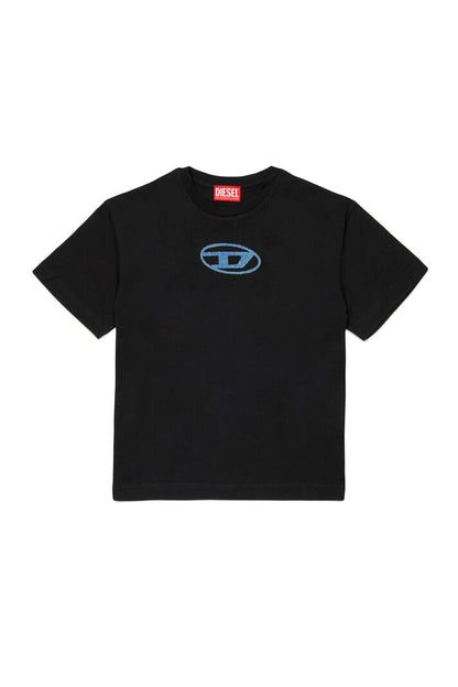 DIESEL KIDS TLOGY OVERSIZED T SHIRT