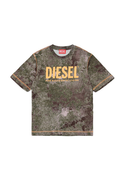 DIESEL KIDS TTRIM OVERSIZED T SHIRT