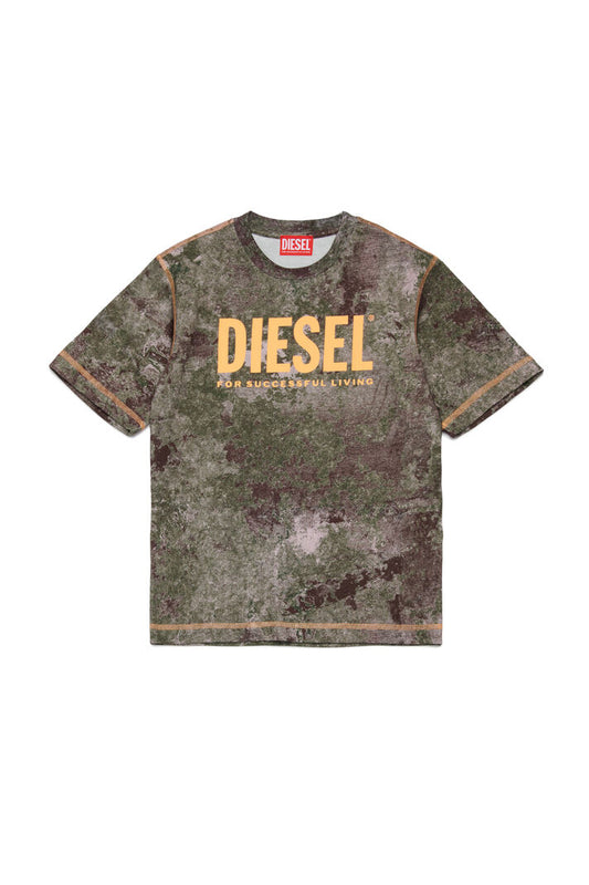 DIESEL KIDS TTRIM OVERSIZED T SHIRT