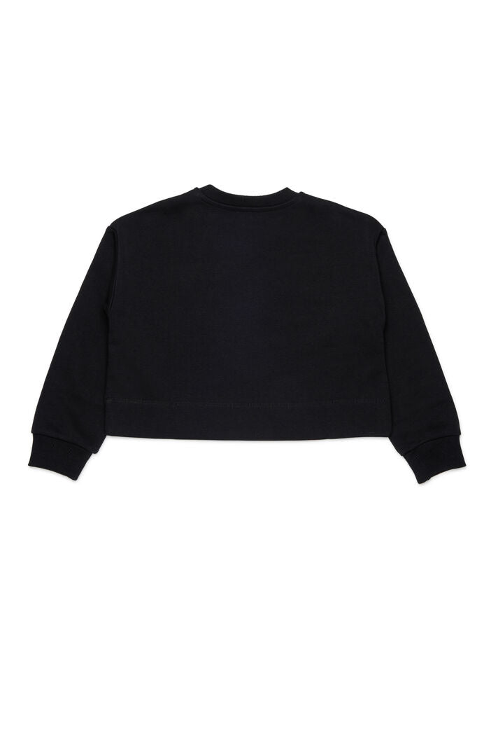 DIESEL KIDS SCEFY FELPA WITH CUT-OFF LOGO
