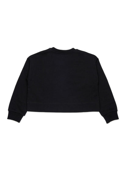 DIESEL KIDS SCEFY FELPA WITH CUT-OFF LOGO