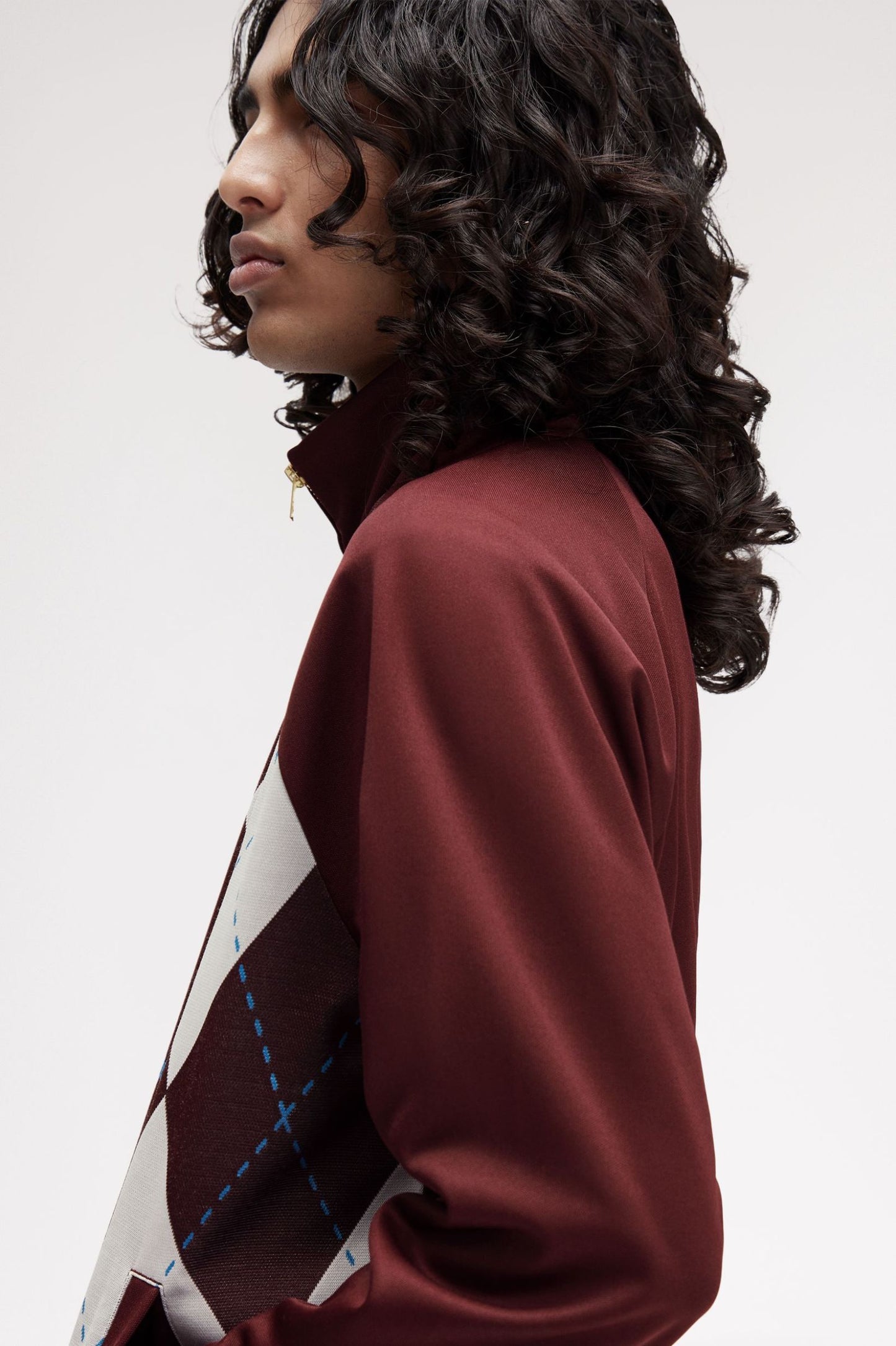 FRED PERRY ARGYLE TRACK JACKET