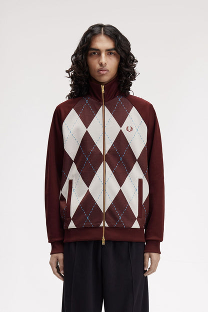 FRED PERRY ARGYLE TRACK JACKET