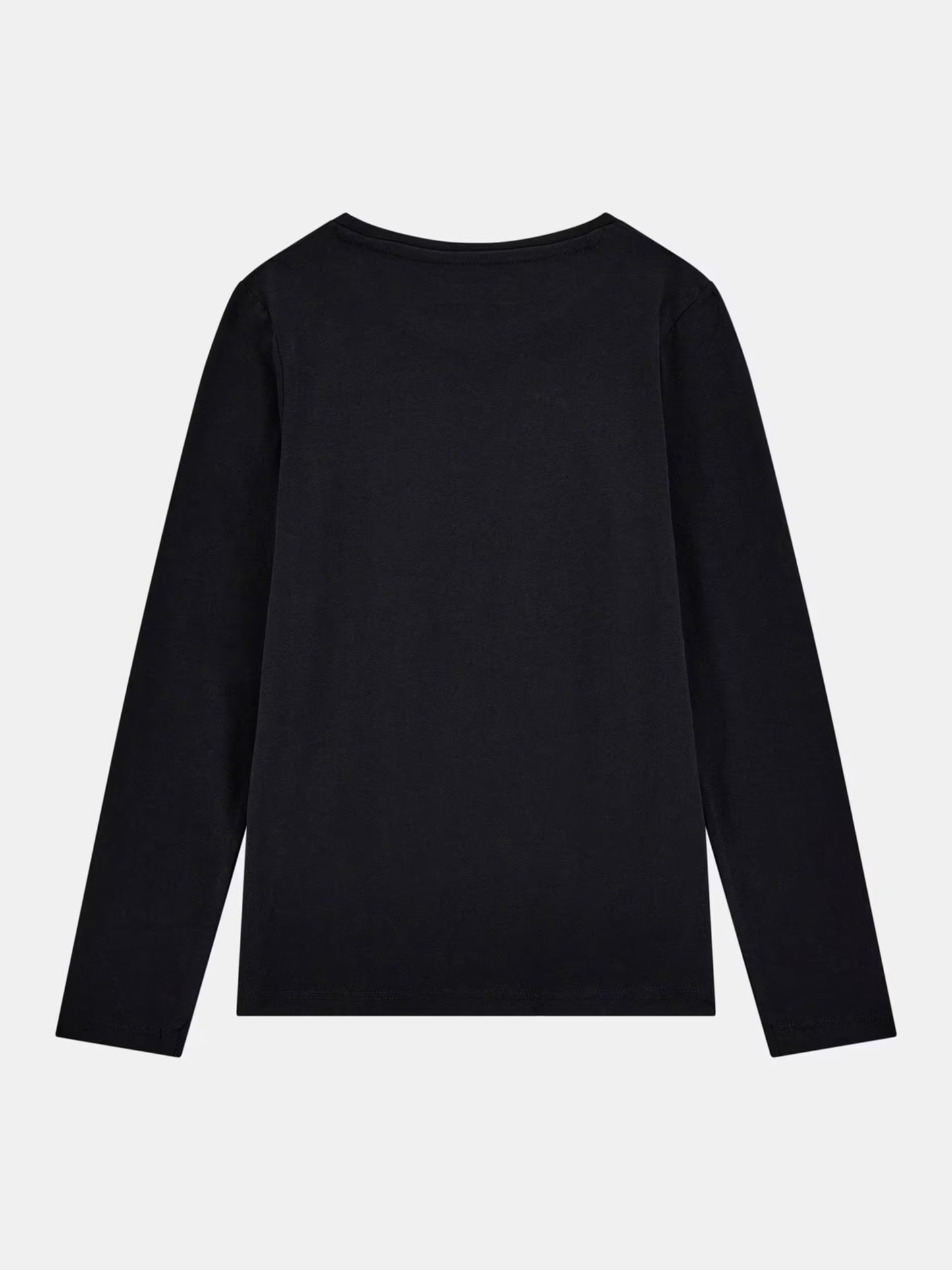 GUESS LS TRIANGLE LOGO T SHIRT