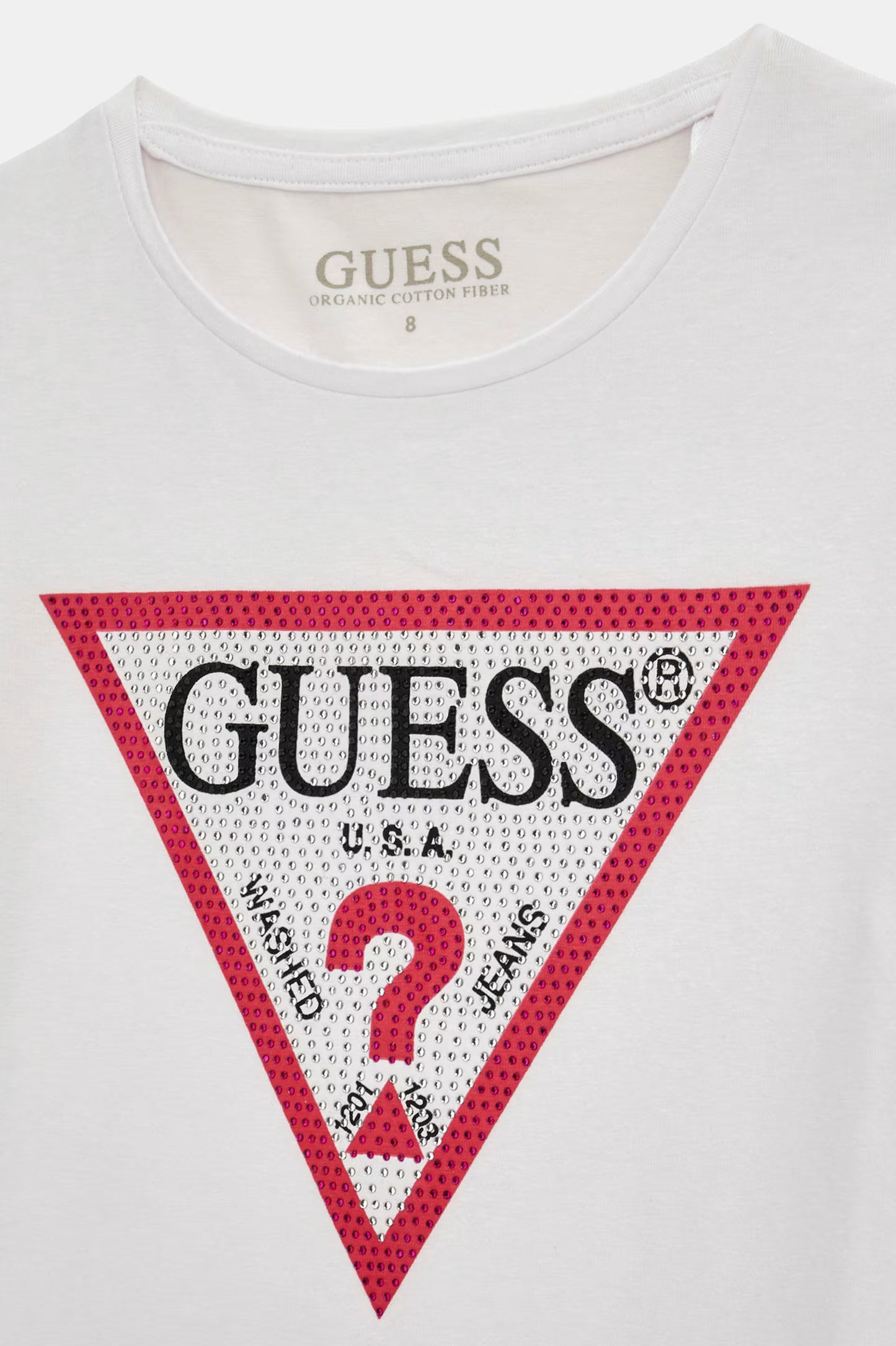 GUESS KIDS STRASS TRIANGLE T SHIRT