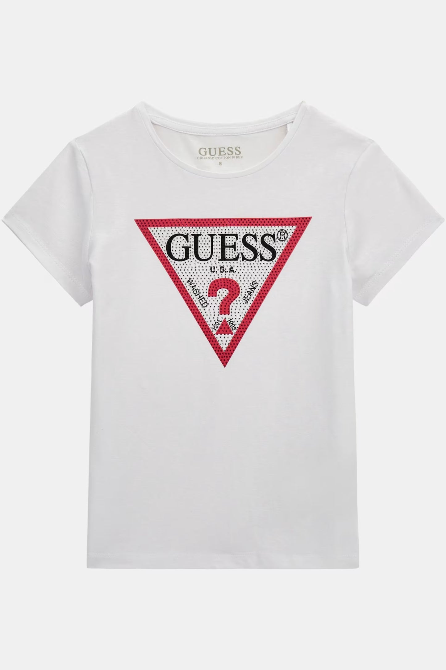 GUESS KIDS STRASS TRIANGLE T SHIRT