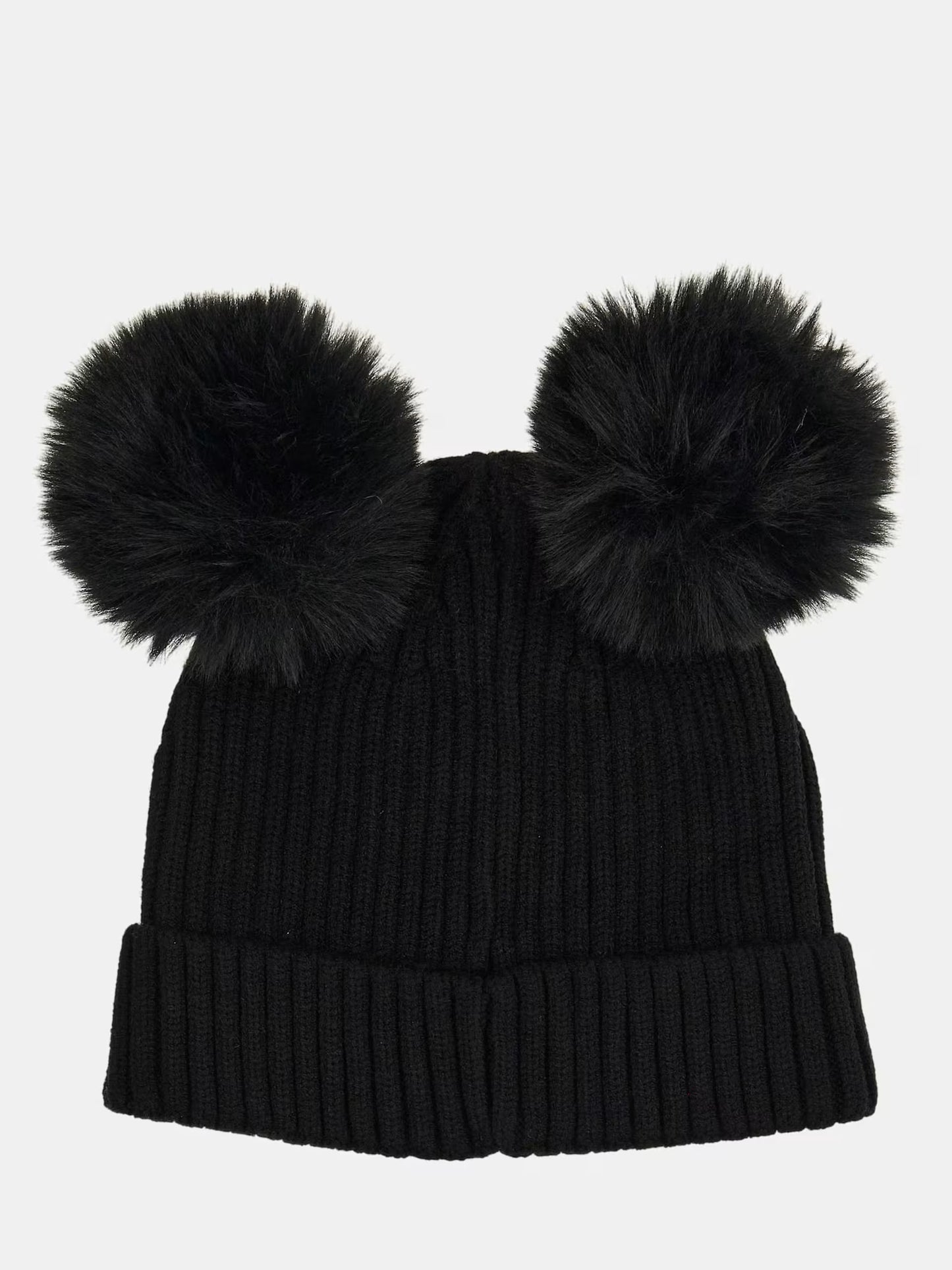 GUESS KIDS KNITTED POM POM BEANIE