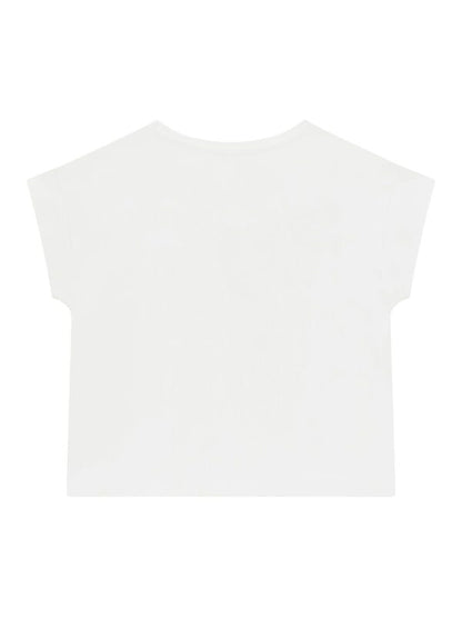 GUESS KIDS GIRLS LOGO PRINT COP TOP