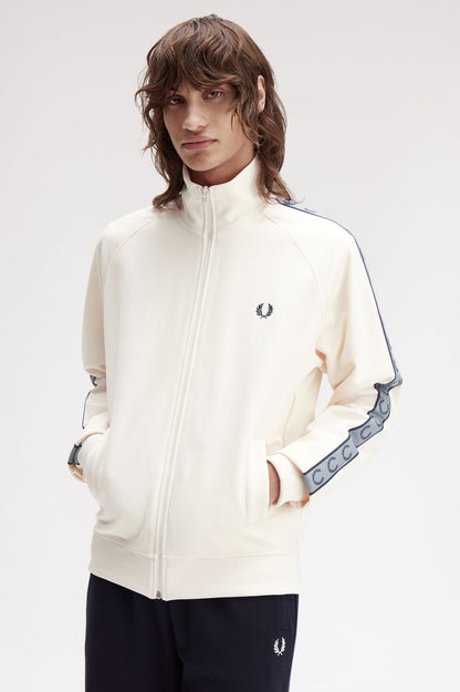 FRED PERRY CONTRAST TAPE TRACK JACKET
