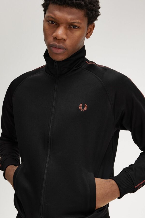 FRED PERRY CONTRAST TAPE TRACK JACKET