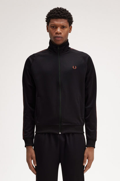 FRED PERRY CONTRAST TAPE TRACK JACKET